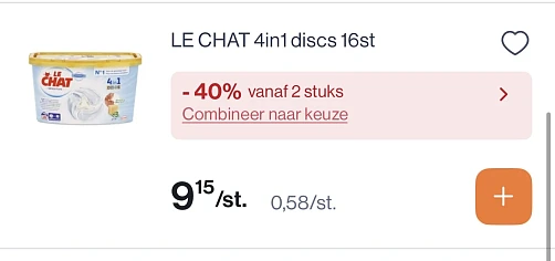 Le chat disc 4 in 1 16 st -40% extra