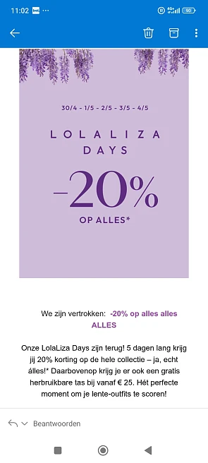 Lolaliza: 20% korting en gratis herbruikbare tas