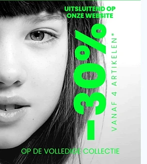 Alleen vandaag tot -30% bij Okaïdi