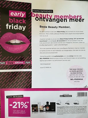 -21 bij ICI Paris XL 👄 Black Friday