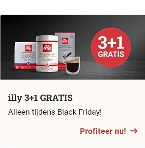 3+1 gratis koffiebonen