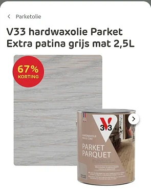 V33 hardwaxolie parket