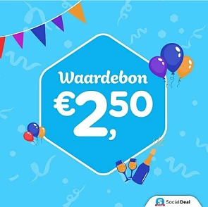 Waardebon €2,50