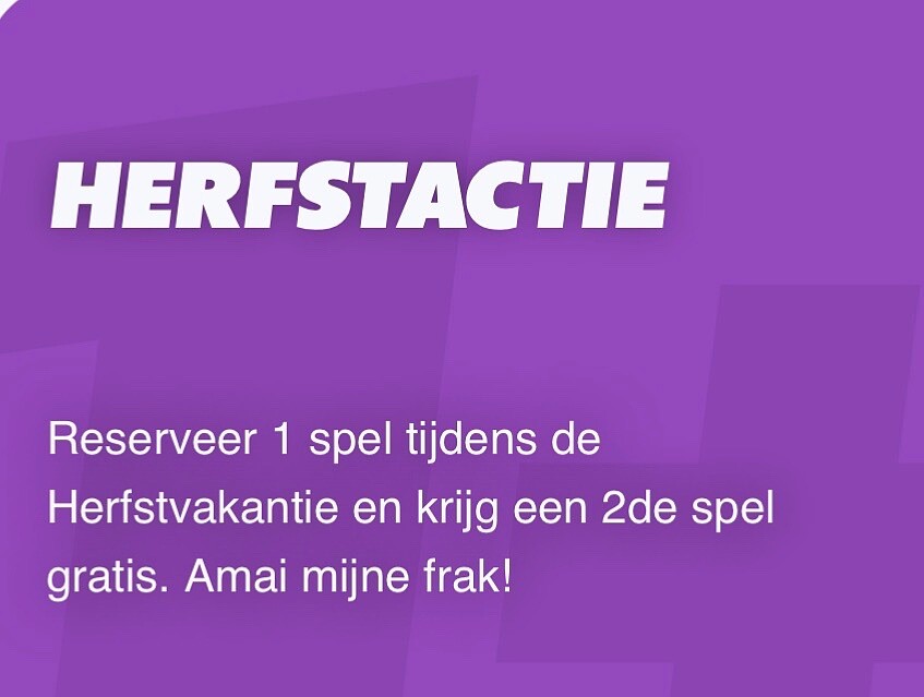 Herfstvakantie deal VR base aanbieding | Promojagers